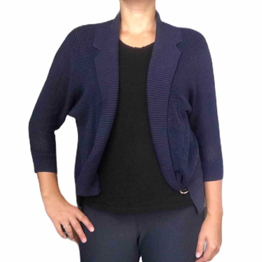 #015 - Closet Romantic Blue Sweater Cape